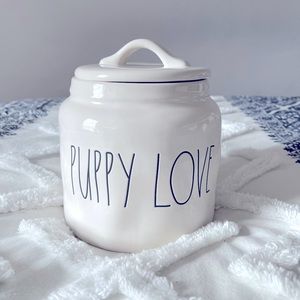 Rae Dunn PUPPY LOVE canister